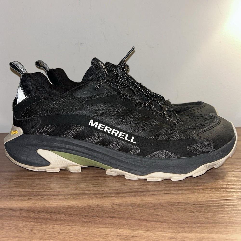 Merrell Moab Speed 2 Mens Size 11 J037525 Black Hiking Trail Shoes Sneakers